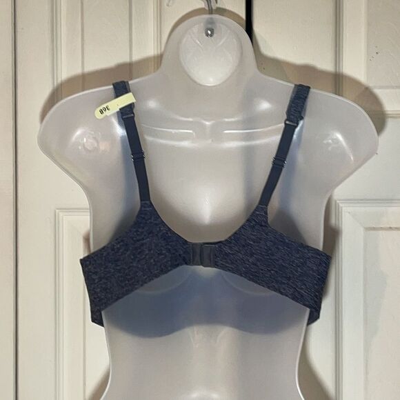 Hanes Cool Comfort Ultimate Tee Shirt Bra Dark Gray 36B NWT - Picture 9 of 14